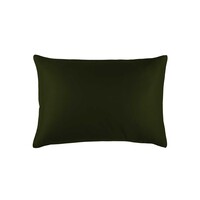 De Witte Lietaer Kussensloop Olivia Khaki - 50 x 70 cm - Groen - Katoen Satijn