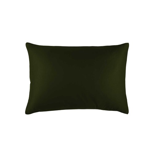 De Witte Lietaer Kussensloop Olivia Khaki - 50 x 70 cm - Groen - Katoen Satijn