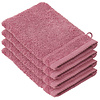 De Witte Lietaer Washandjes Stephanie Carmine - 15 x 21 cm - set 4 stuks - Roze - Katoen