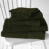 De Witte Lietaer Promopack Smokey Khaki - 2 washandjes + 2 handdoeken + 2 badhanddoeken - Groen - Katoen