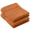 De Witte Lietaer Gastendoekje Stephanie Caramel - 30 x 50 cm - 2 stuks - Bruin - Katoen