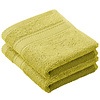De Witte Lietaer Gastendoekje Stephanie Warm Olive - 30 x 50 cm - 2 stuks - Groen - Katoen