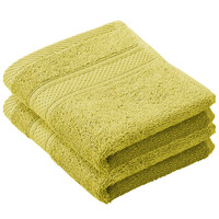 De Witte Lietaer Gastendoekje Stephanie Warm Olive - 30 x 50 cm - 2 stuks - Groen - Katoen