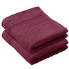 De Witte Lietaer Gastendoekje Stephanie Beet Red - 30 x 50 cm - 2 stuks - Rood - Katoen