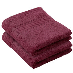De Witte Lietaer Gastendoekje Stephanie Beet Red - 30 x 50 cm - 2 stuks - Rood - Katoen