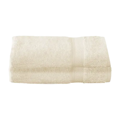 De Witte Lietaer Douchelaken Stephanie - Set 2 stuks - 70 x 140 cm - Creme - Katoen