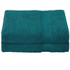 De Witte Lietaer Badhanddoek Stephanie Lake Green - Set 2 stuks - 70 x 140 cm - Groen - Katoen