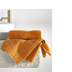 De Witte Lietaer Handdoek Stephanie Copper - Set 2 stuks - 50 x 100 cm - Oranje - Katoen