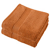 De Witte Lietaer Handdoek Stephanie Caramel - Set 2 stuks - 50 x 100 cm - Bruin - Katoen
