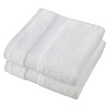 De Witte Lietaer Handdoek Stephanie White - Set 2 stuks - 50 x 100 cm - Wit - Katoen
