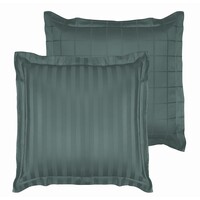 De Witte Lietaer Kussensloop Zygo Atlantic - 63 x 63 cm - Groen - Katoen Satijn