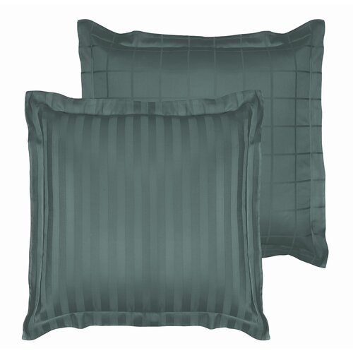 De Witte Lietaer Kussensloop Zygo Atlantic - 63 x 63 cm - Groen - Katoen Satijn