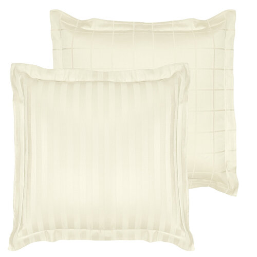 De Witte Lietaer Kussensloop Zygo Ivory - 60 x 70 cm - Wit - Katoen Satijn