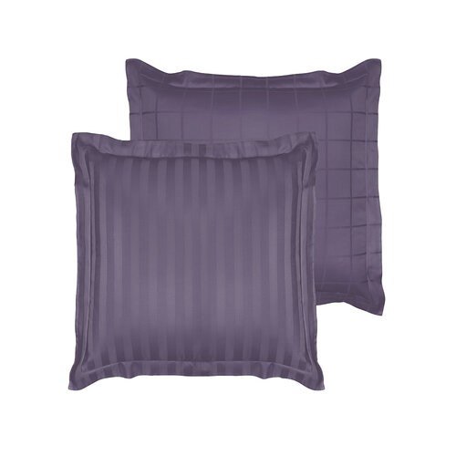 De Witte Lietaer Kussensloop Zygo Lavender - 60 x 70 cm - Paars - Katoen Satijn