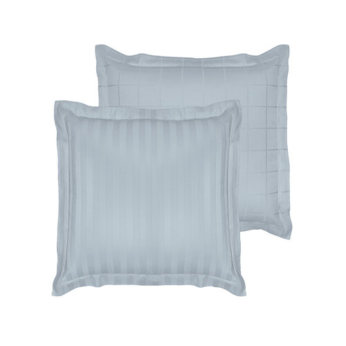 De Witte Lietaer Kussensloop Zygo Ice Blue - 60 x 70 cm - Blauw - Katoen Satijn