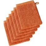 De Witte Lietaer Washandjes Imagine Dusty Orange - 16.5 x 22 cm - 6 stuks - Oranje - Katoen