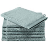 De Witte Lietaer Washandjes Contessa Oxyde - 6 stuks - 16 x 21 cm - Blauw - Katoen