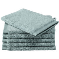 De Witte Lietaer Washandjes Contessa Oxyde - 6 stuks - 16 x 21 cm - Blauw - Katoen