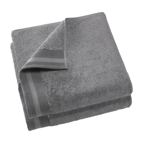 De Witte Lietaer Keuken handdoek Contessa Steel Grey - Set 2 stuks - 60 x 60 cm - Grijs - Katoen