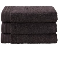 De Witte Lietaer Handdoek Imagine Fudge Brown - 50 x 100 cm - set 3 stuks - Bruin - Katoen