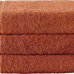 De Witte Lietaer Handdoek Imagine Dusty Orange - 50 x 100 cm - 3 stuks - Oranje - Katoen