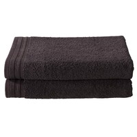De Witte Lietaer Douchelaken Imagine Fudge Brown - 70 x 140 cm - 2 stuks - Bruin - Katoen