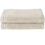 De Witte Lietaer Douchelaken Imagine Birch Beige - 70 x 140 cm - 2 stuks - Beige - Katoen