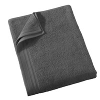 De Witte Lietaer Badlaken Imagine Anthracite - 90 x 200 cm - Antraciet - Katoen