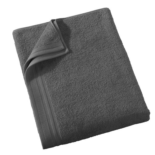 De Witte Lietaer Badlaken Imagine Anthracite - 90 x 200 cm - Antraciet - Katoen