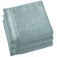 De Witte Lietaer Handdoek Contessa Oxyde - Set 3 stuks - 50 x 100 cm - Blauw - Katoen