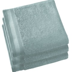 De Witte Lietaer Handdoek Contessa Oxyde - Set 3 stuks - 50 x 100 cm - Blauw - Katoen