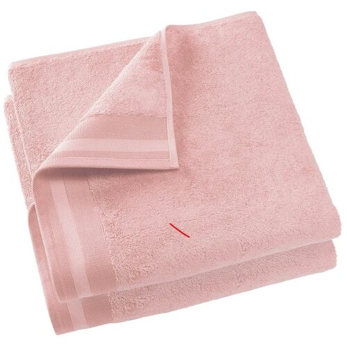 De Witte Lietaer Badhanddoek Contessa Pearl Pink - Set 2 stuks - 70 x 140 cm - Roze - Katoen