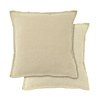 Matt & Rose Set Kussenslopen Ivoire - (2x) 65 x 65 cm - 100% Linnen