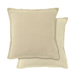 Matt & Rose Set Kussenslopen Ivoire - (2x) 65 x 65 cm - 100% Linnen