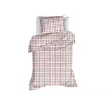 Moodit Dekbedovertrek Odil Rhombus Ruby Red - Rood - Katoen
