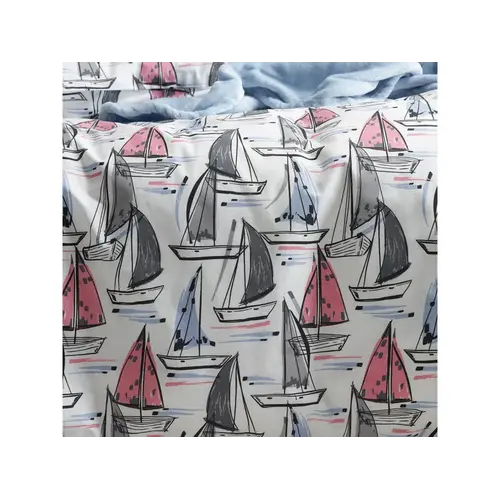 Moodit Dekbedovertrek Odil Regatta Mix - Wit - Katoen