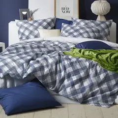 Moodit Dekbedovertrek Odil Andor Cosmic Cobalt - Blauw - Katoen