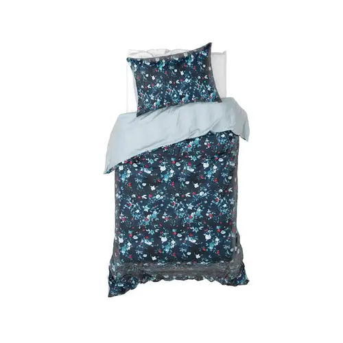 De Witte Lietaer Dekbedovertrek Arabella Powder Blue - Katoen Satijn