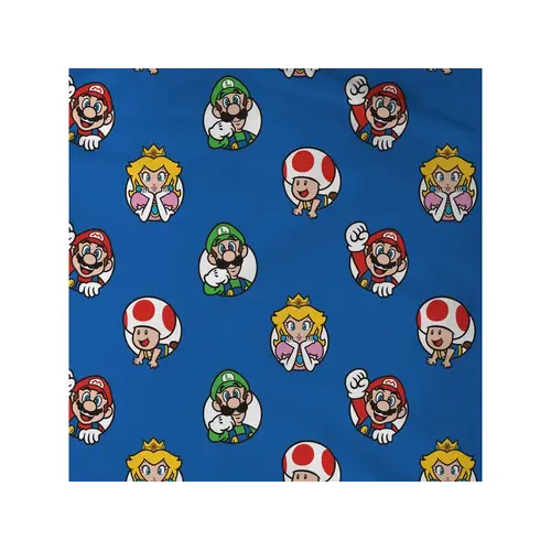 Super Mario Dekbedovertrek Friends - 140 x 200 + 63 x 63 cm - Katoen