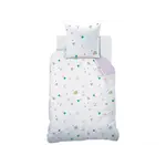 Disney Vaiana Dekbedovertrek, Island - Eenpersoons - 140 x 200 + 63 x 63 cm - Katoen