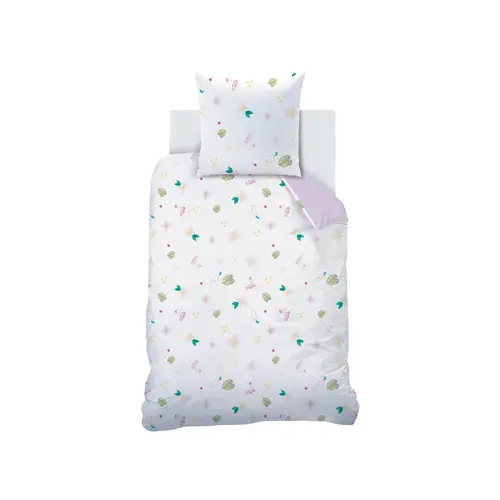Disney Vaiana Dekbedovertrek, Island - Eenpersoons - 140 x 200 + 63 x 63 cm - Katoen