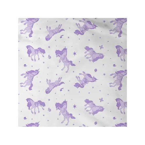 Unicorn Academy Dekbedovertrek Stars - 140 x 200 + 63 x 63 cm - Katoen