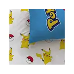 Pokemon Dekbedovertrek Pokeball - 140 x 200 + 63 x 63 cm - Katoen