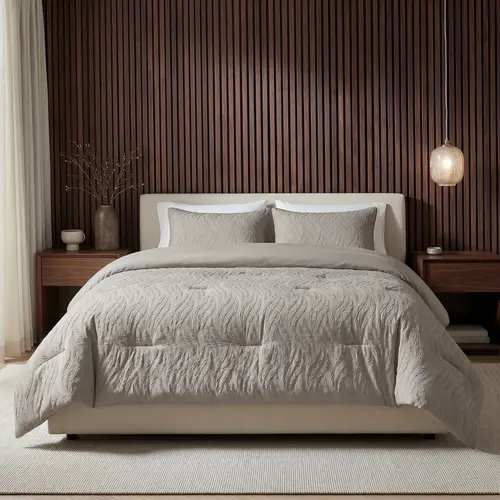 Sleeptime Lazy Dekbed Rafa Taupe + kussensloop/kussenslopen