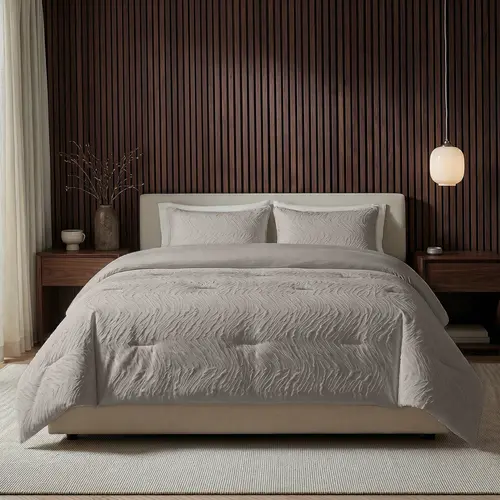 Sleeptime Lazy Dekbed Salva Taupe + kussensloop/kussenslopen