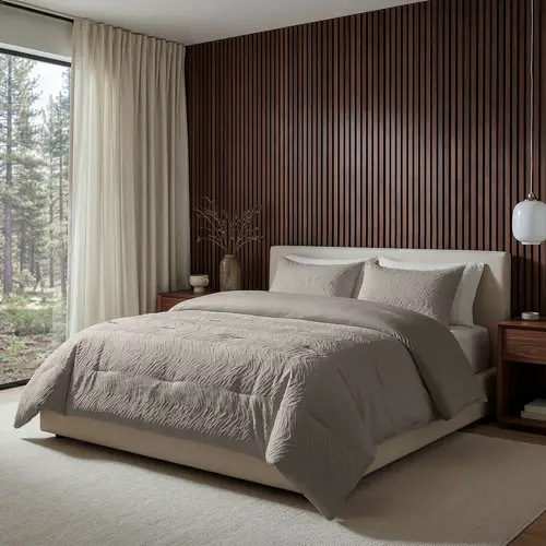 Sleeptime Lazy Dekbed Salva Taupe + kussensloop/kussenslopen