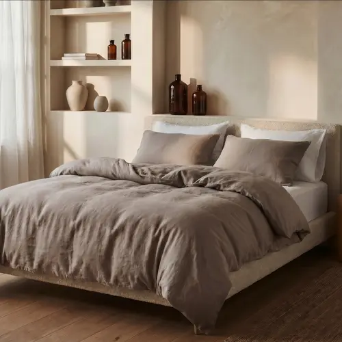 Dreamhouse Dekbedovertrek Stone Washed Taupe