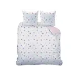 Disney Lilo & Stitch Dekbedovertrek Bisous 240 x 220 cm + 2 x 63 x 63 cm - Katoen
