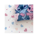 Disney Lilo & Stitch Dekbedovertrek Bisous 240 x 220 cm + 2 x 63 x 63 cm - Katoen