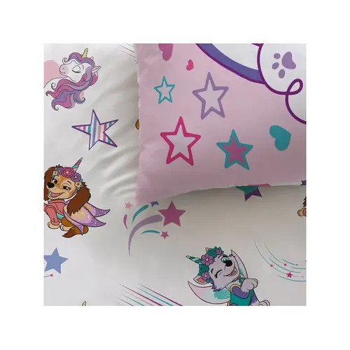 Paw Patrol Dekbedovertrek Unicorn - 140 x 200 + 63 x 63 cm - Katoen